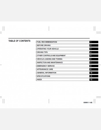 suzuki ertiga 2016 2017 & 2018 owners manual